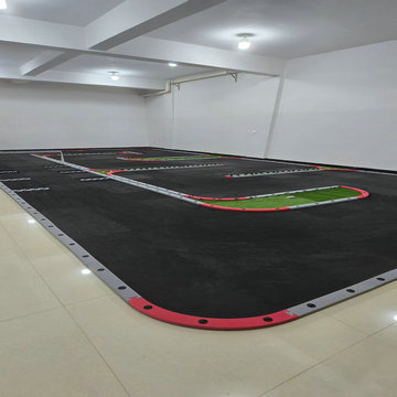 10.3*5.6m Indoor large professional RC racing running 1/28 Mini car track