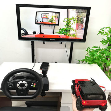 1080P HD Video FPV RC Car with Camera 4X4 Rock Crawler Jeep 1/24 Climbing Car Off Road Truck Steering Wheel Control