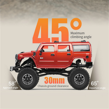 1080P HD Video FPV RC Car with Camera 4X4 Rock Crawler Jeep 1/24 Climbing Car Off Road Truck Steering Wheel Control
