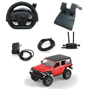 1080P HD Video FPV RC Car with Camera 4X4 Rock Crawler Jeep 1/24 Climbing Car Off Road Truck Steering Wheel Control