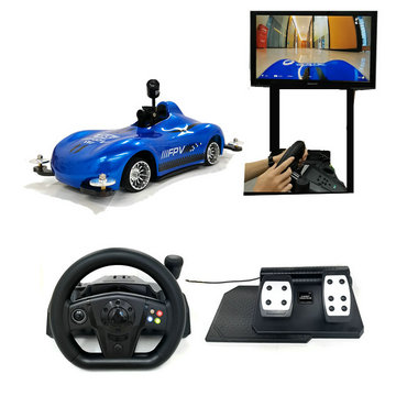 Real Driving Simulator Racing Game Remote Controlled car Long Range 1080P HD Camera FPV RC Cars with Steering Wheel Control